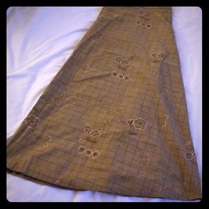 Gypsy Flower Vine Pink& Cream Skirt 💗